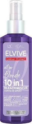 L’Oreal Paris Elseve Color-Vive Purple Spray 10-In-1 Bleach Rescue Leave In